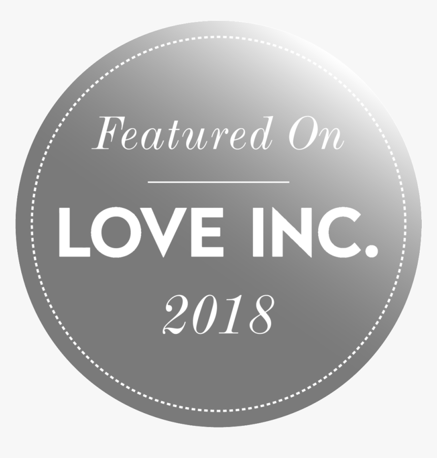 Love Inc Badge Grey - Portable Network Graphics, HD Png Download, Free Download