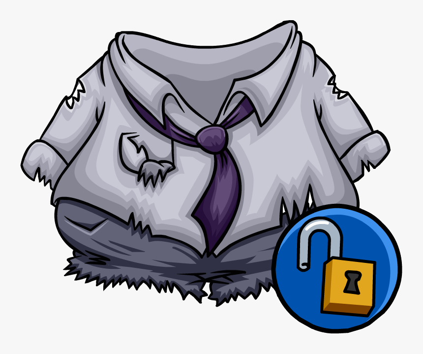 Zombie Clipart Zombie Costume - Png Zombie Club Penguin, Transparent Png, Free Download