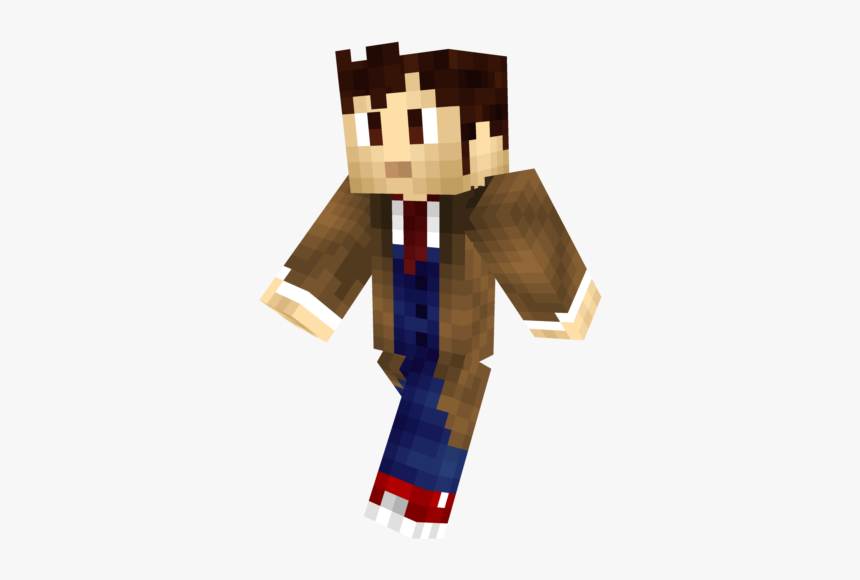 10th Doctor Minecraft Skin, HD Png Download, Free Download