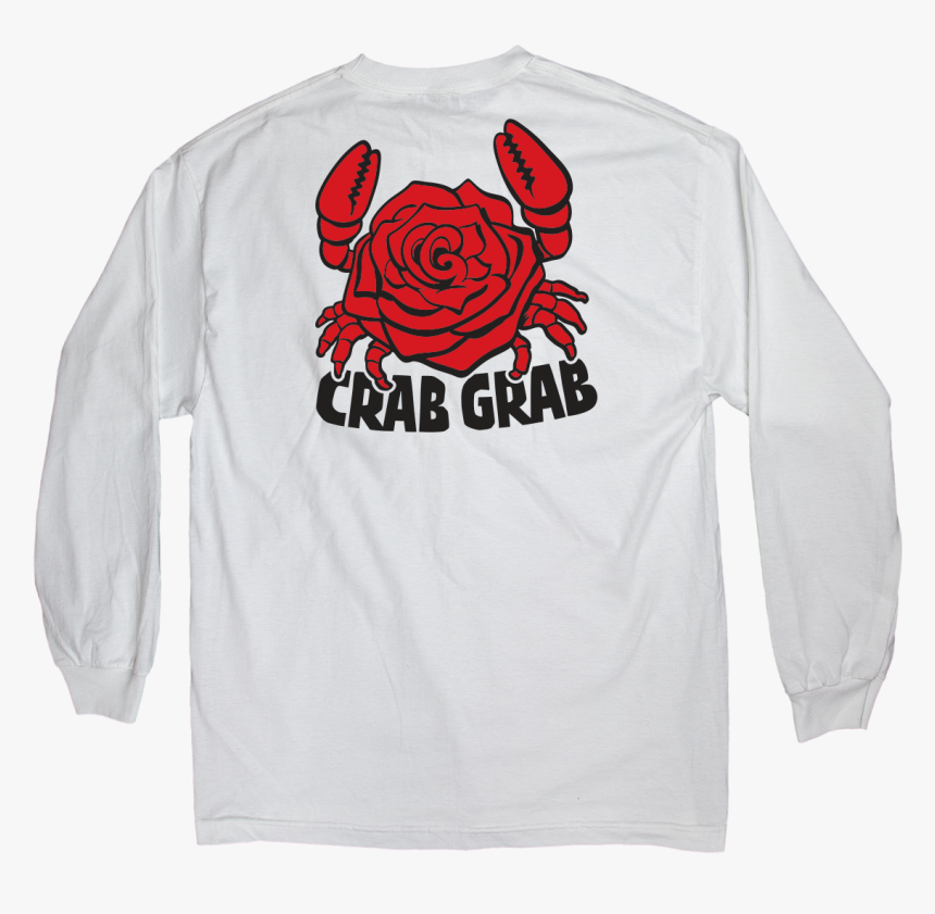 Crab Rose Longsleeve"
 Class= - Long-sleeved T-shirt, HD Png Download, Free Download