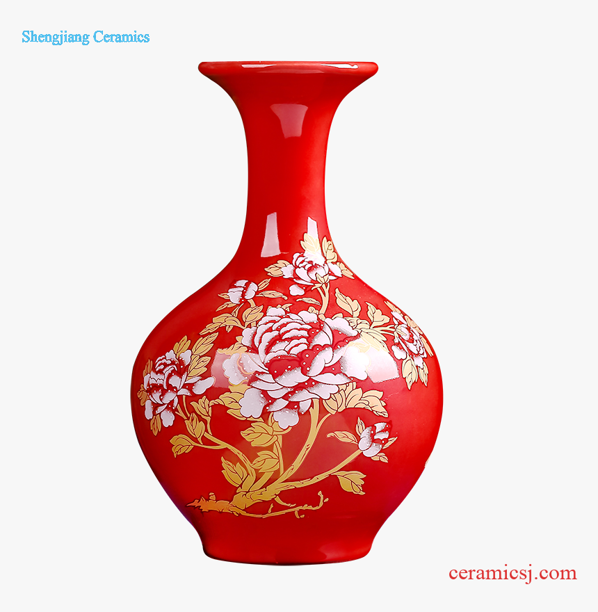 Jingdezhen Ceramics Vase Furnishing Articles And Modern - Vase, HD Png Download, Free Download