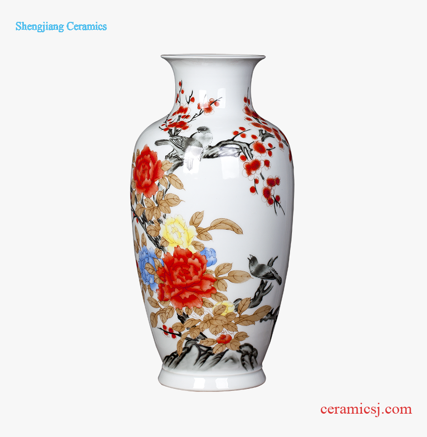 Jingdezhen Ceramics Blue And White Porcelain Vase Retro - Vase, HD Png Download, Free Download