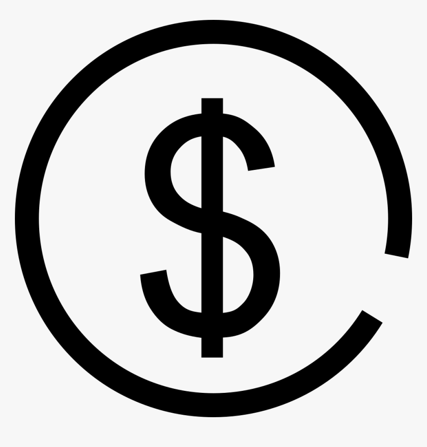 Apple Logo Dollar Sign , Png Download - Dollar Sign Png White, Transparent Png, Free Download