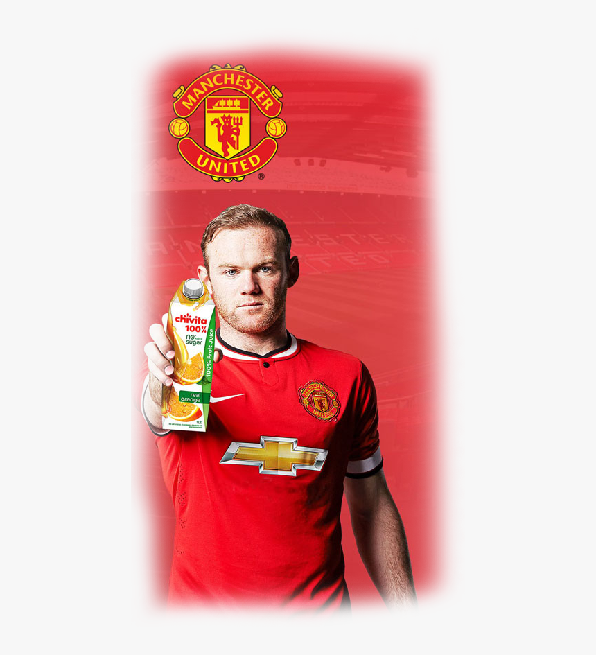 Wayne Rooney Chivita 100% Fruit Juice - Manchester United, HD Png Download, Free Download