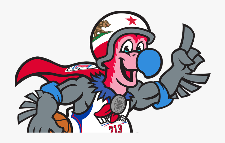 Chuck - Los Angeles Clippers Mascot, HD Png Download, Free Download