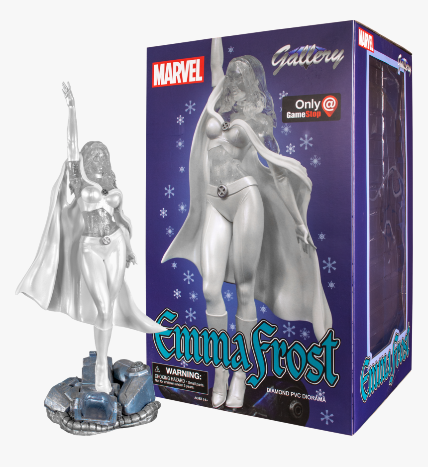 White Queen Emma Frost Marvel Gallery 9” Pvc Diorama - Emma Frost Diamond Select, HD Png Download, Free Download