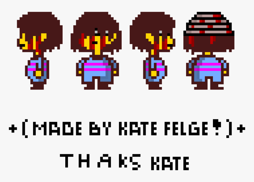 Undertale Frisk Walking Sprite, HD Png Download, Free Download