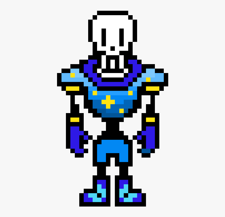 Pixel Art Undertale Papyrus, HD Png Download, Free Download