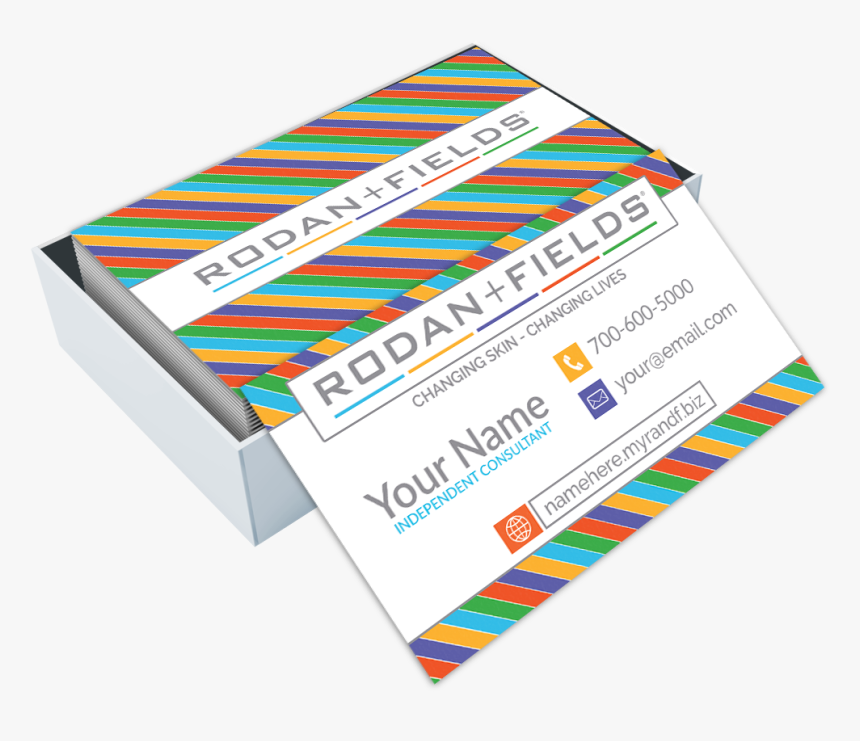 Custom Rodan Fields Business Card Design - Graphic Design, HD Png Download, Free Download