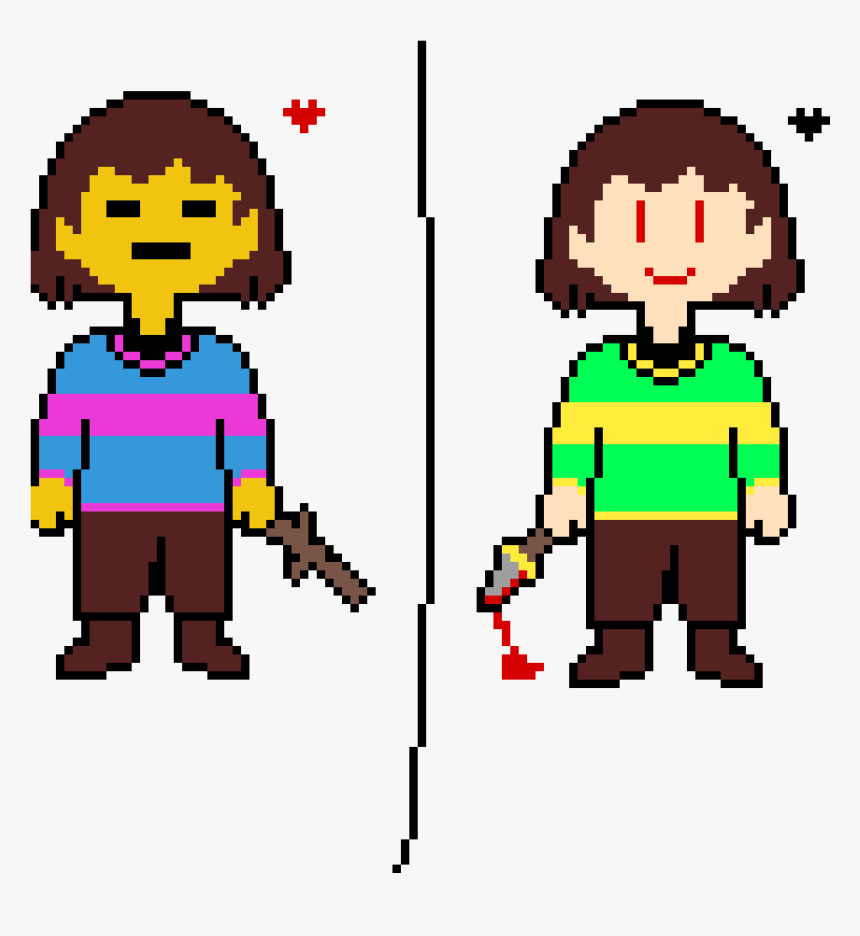 Frisk Battle Sprite Color, HD Png Download, Free Download