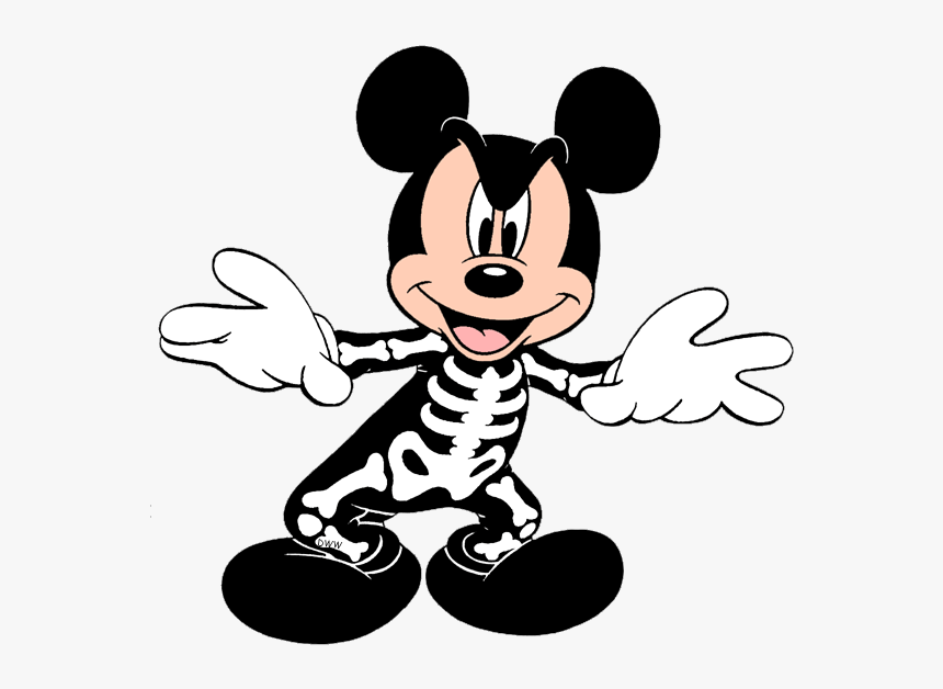 Disney Halloween Clip Art - Mickey Mouse Halloween Clipart, HD Png Download, Free Download
