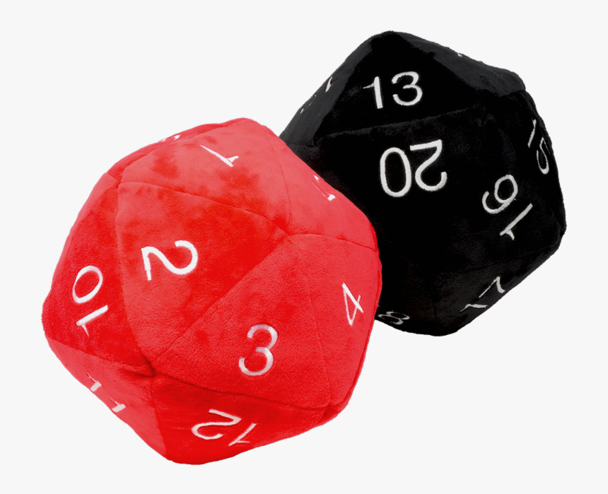 Jumbo Plush D20 From Ultra Pro In Blue / Black And - Dice Game, HD Png Download, Free Download