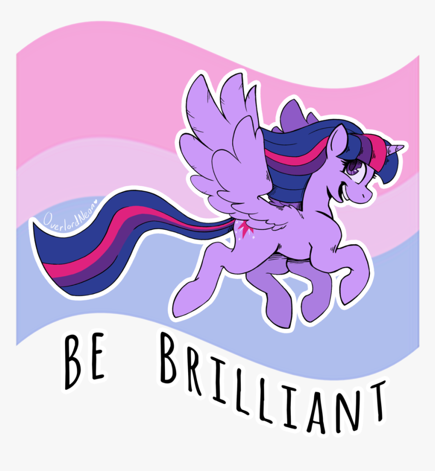 Overlordneon, Bisexual, Bisexual Pride Flag, Bi Twi, - Twilight Sparkle Bisexual, HD Png Download, Free Download