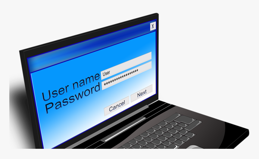 User Name And Password On Laptop, HD Png Download, Free Download