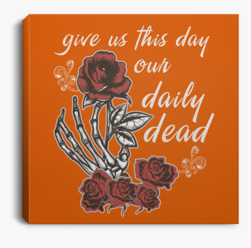 Daily Dead Rose Square Canvas - Christmas Card, HD Png Download, Free Download