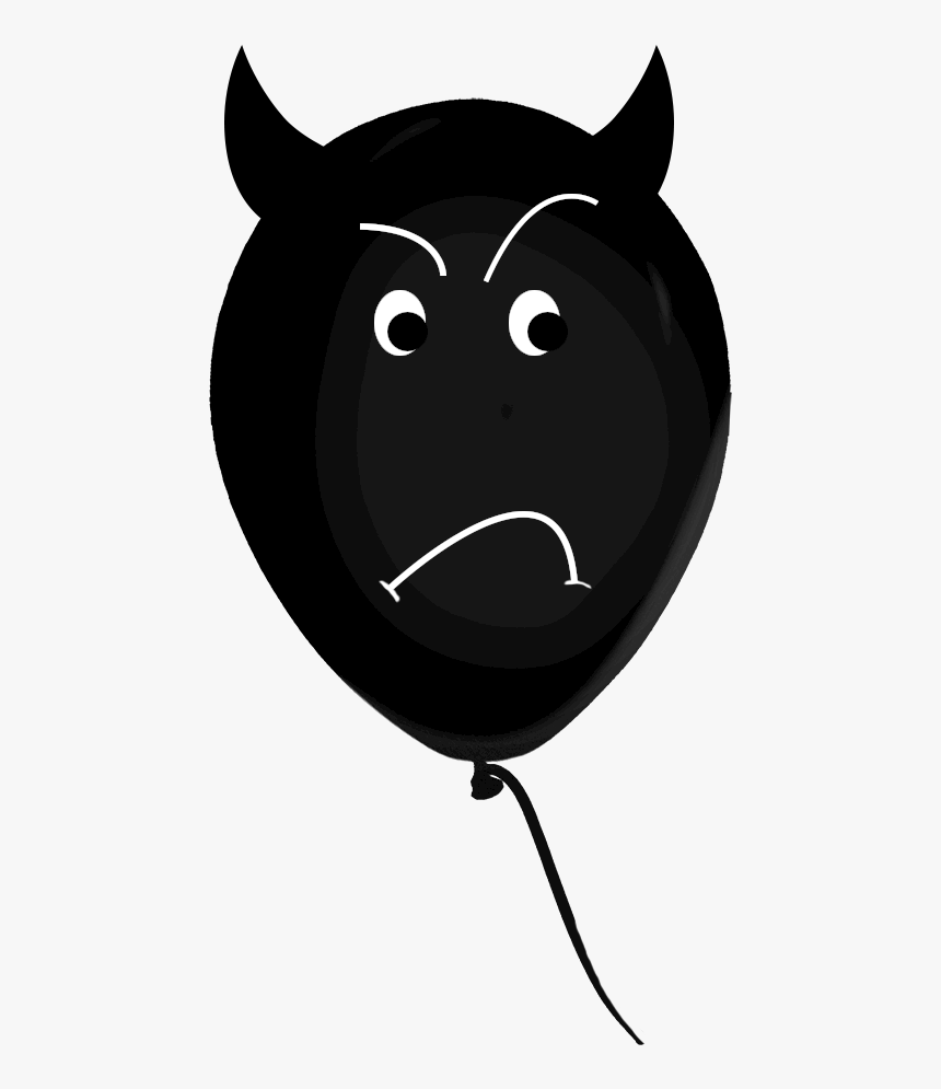 Devil Balloon Face For Halloween, HD Png Download, Free Download