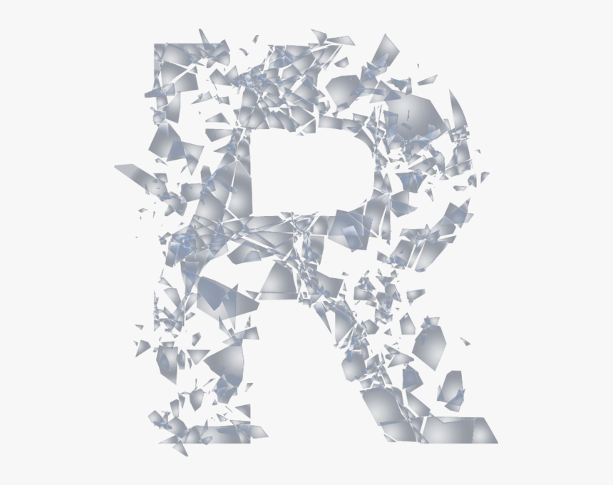 Broken R Glass Png, Transparent Png, Free Download