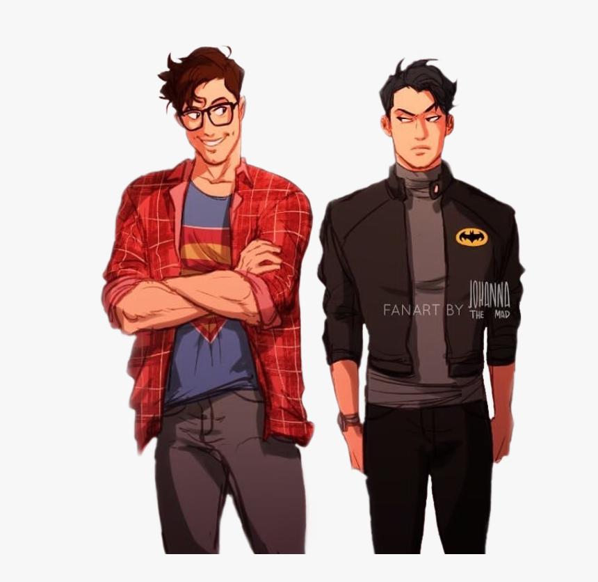 #superbat #clarkkent #brucewayne #superman #batman - Bruce Wayne And Clark Kent, HD Png Download, Free Download