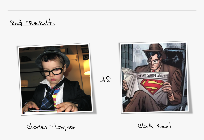 Clark Kent Halloween Costume - Superman, HD Png Download, Free Download