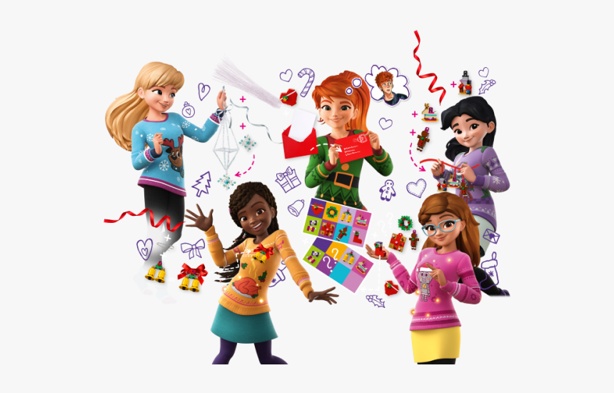 41353 Lego Friends Advent Calendar - Lego City Advent Calendar 60201, HD Png Download, Free Download