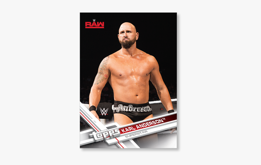 Karl Anderson 2017 Topps Wwe Base Cards Poster - Wwe Cards 2017 Topps, HD Png Download, Free Download