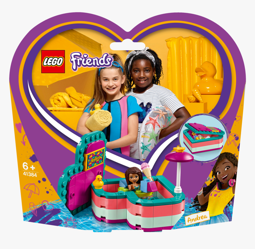 Lego Friends Andrea"s Summer Heart Box - Lego Friends Heart Box, HD Png Download, Free Download