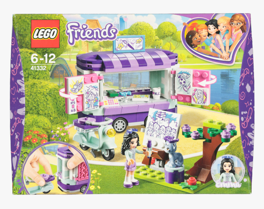 Emma"s Art Stand Lego Friends - Lego Friends, HD Png Download, Free Download