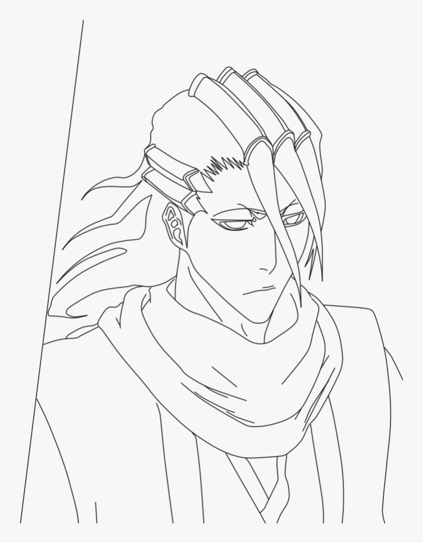 Inoue Orihime From Anime Bleach Coloring Pages - Ichigo Kurosaki Drawing Easy, HD Png Download, Free Download