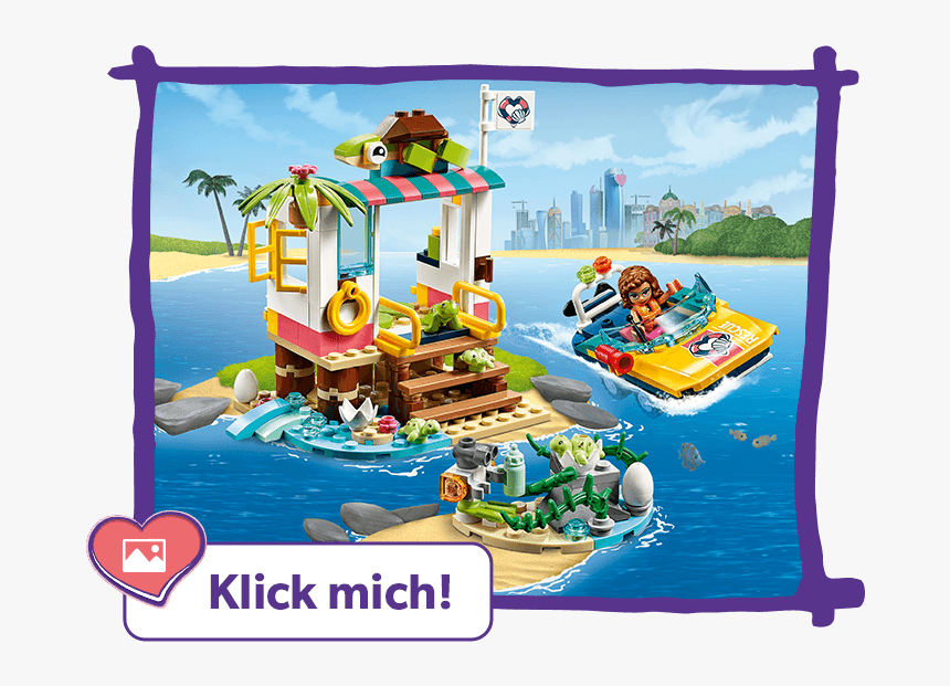 Lego® Friends - Lego Friends Turtles Rescue Mission, HD Png Download, Free Download