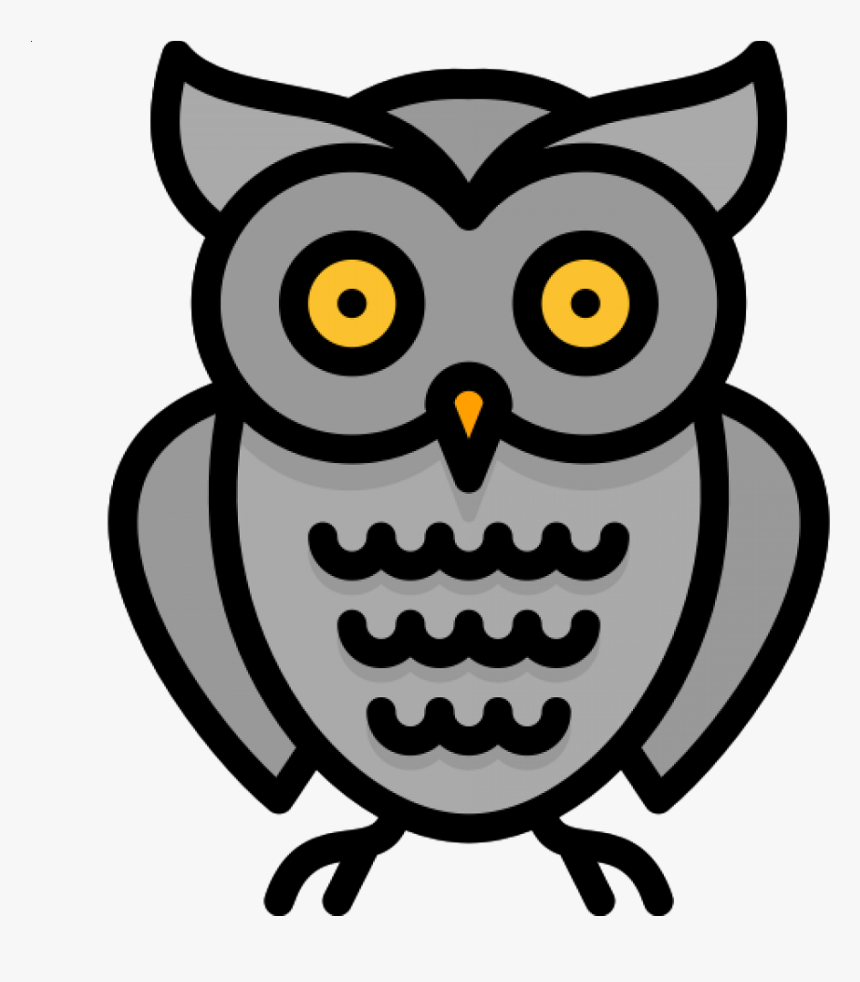 Outline Images Of Owl, HD Png Download, Free Download