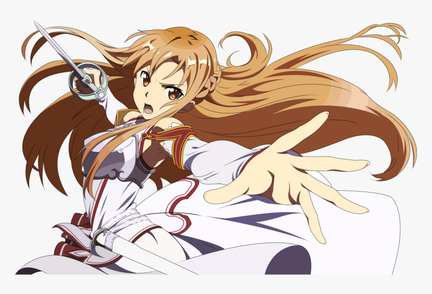 Asuna Yuuki Fighting Screencap, HD Png Download, Free Download