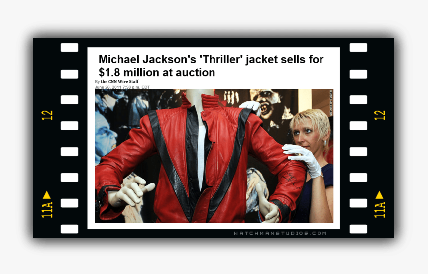 Thriller Jacket Auctioned For $1 - Deborah Nadoolman Landis Michael Jackson, HD Png Download, Free Download