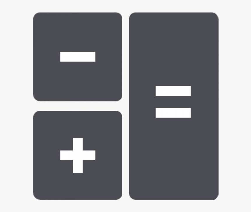 Calculator Icon Android Kitkat Png Image - Cross, Transparent Png, Free Download