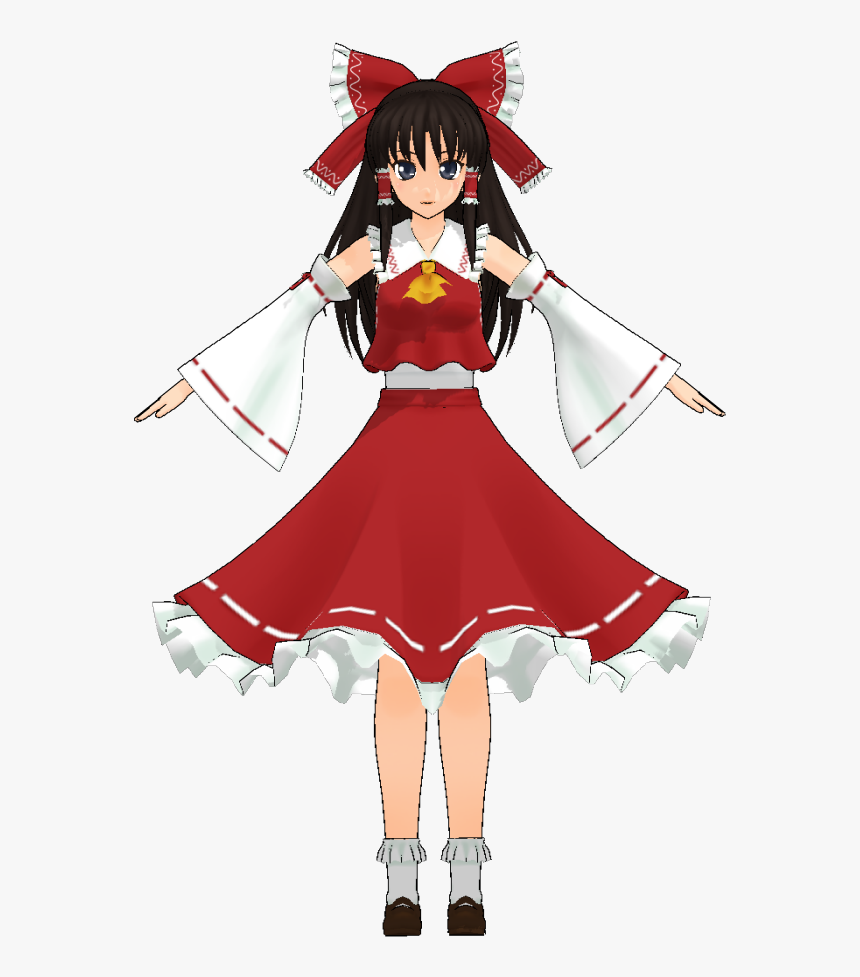 Archived - Reimu Hakurei Mmd Model, HD Png Download, Free Download