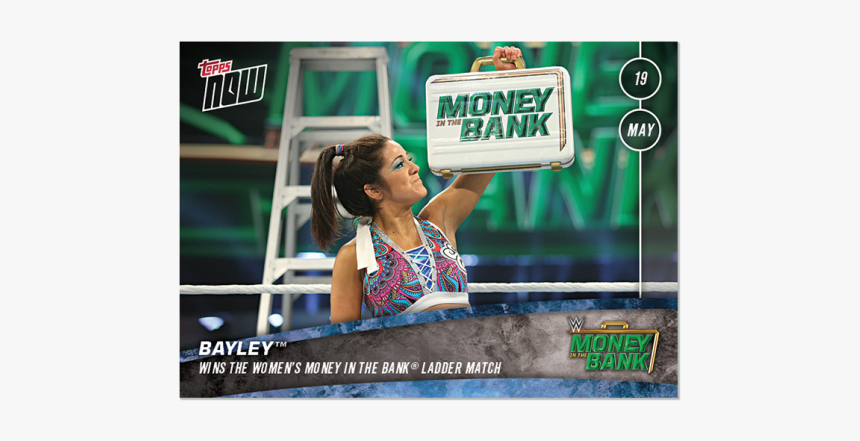 Wwe Topps Now® Card - Money In Thebank Femenino 2019, HD Png Download, Free Download