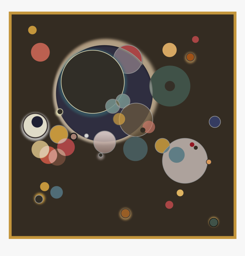 Sketch For Several Circles By Wassily Kandinsky Mimic - Circle, HD Png Download, Free Download