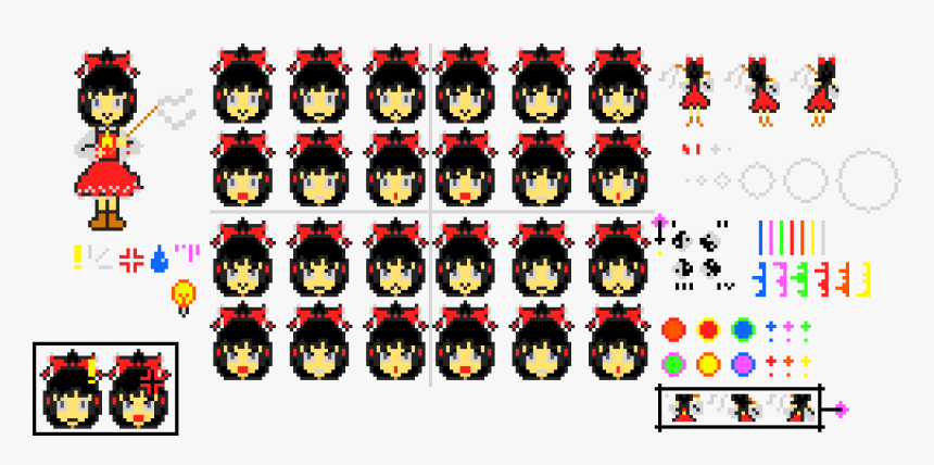 Reimu Sprite, HD Png Download, Free Download