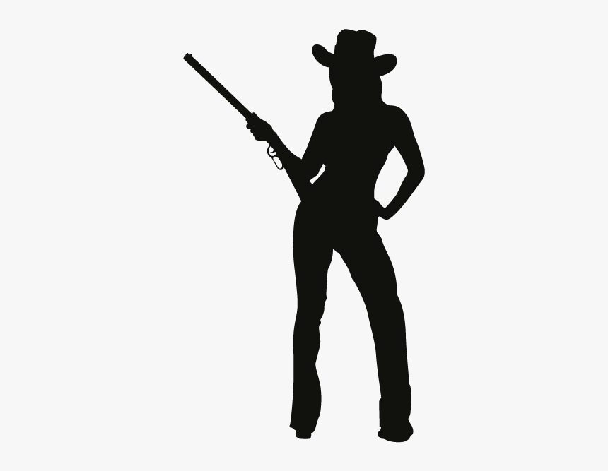 Cowboy Decal Silhouette Clip Art - Guerrilla Snorre Co2 Pistol, HD Png Download, Free Download