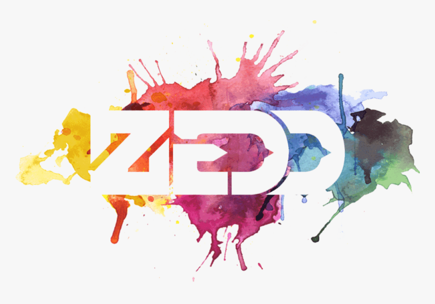 Zeddlogo Transparent Color - Rainbow Watercolor Splash Png, Png Download, Free Download