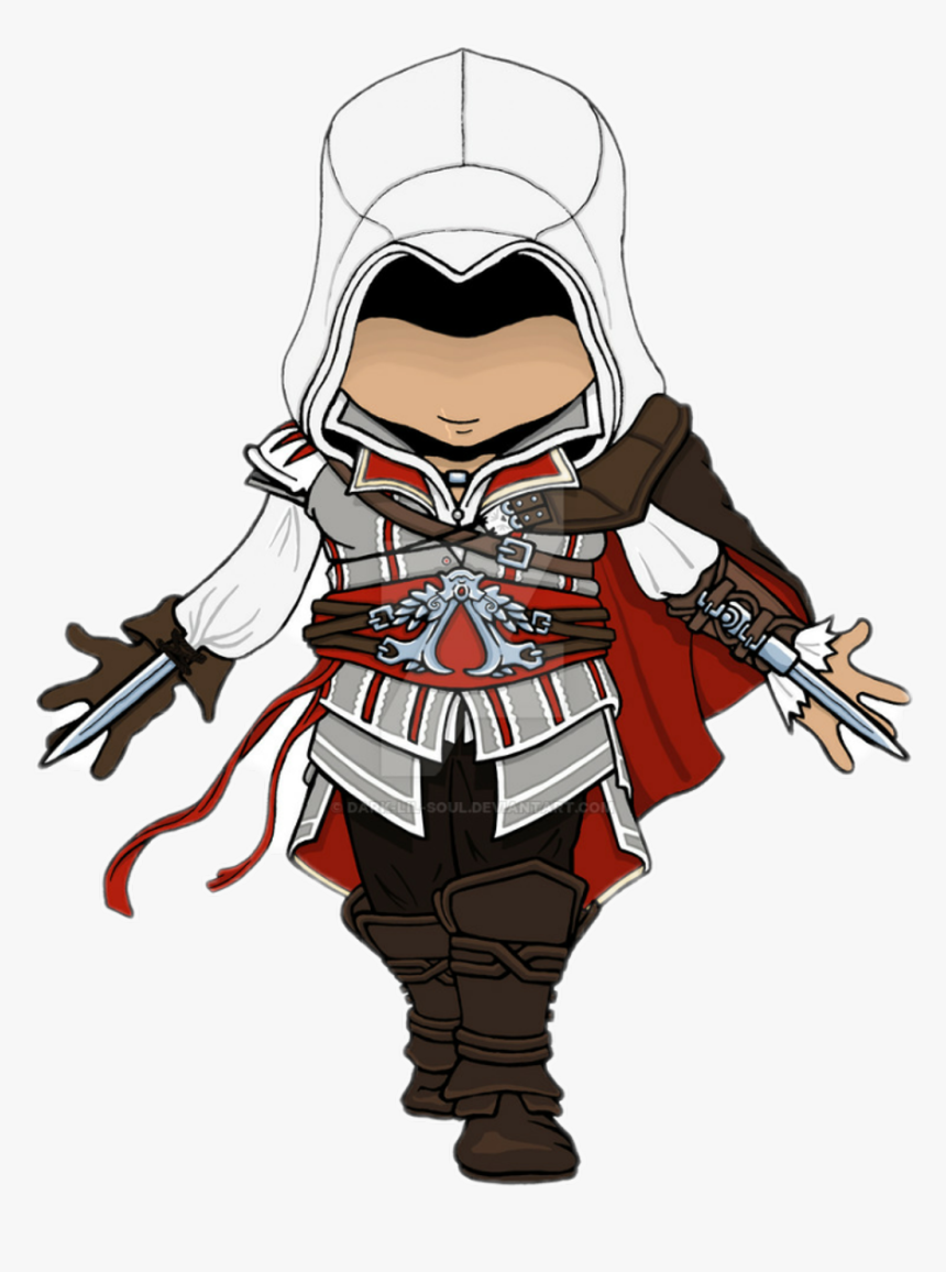 Chibi Assassin"s Creed Ezio , Png Download - Assassins Creed Chibi, Transparent Png, Free Download