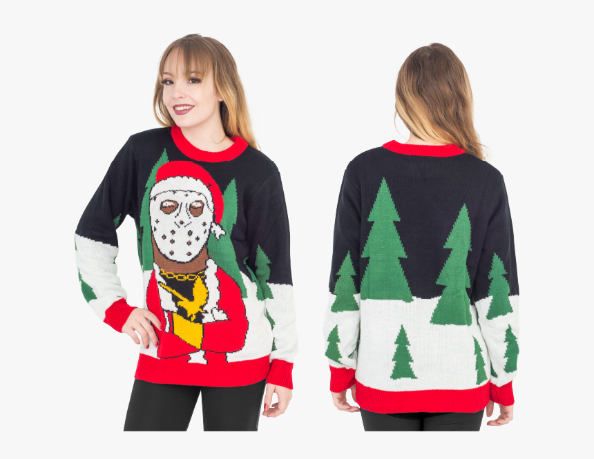 Ghostface Killah As Santa Ugly Christmas Sweater - Ghostface Killah Christmas Sweater, HD Png Download, Free Download