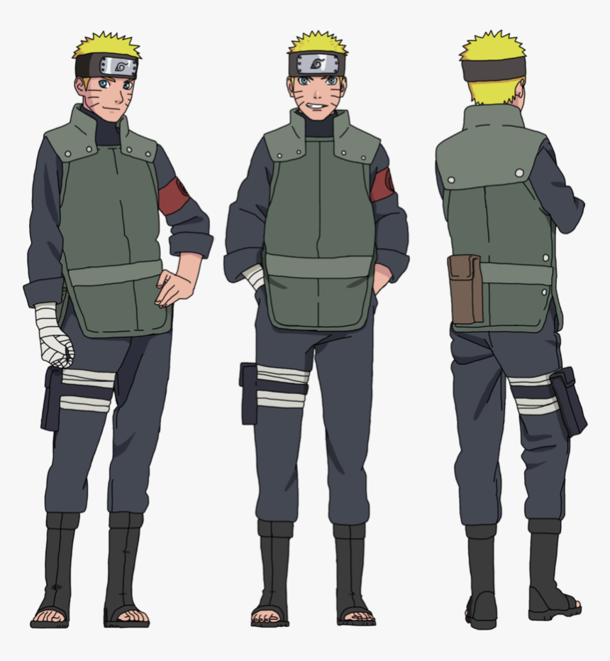 Naruto Would Look Very Badass In Jōnin Outfit, Right - Naruto Jounin, HD Png Download, Free Download