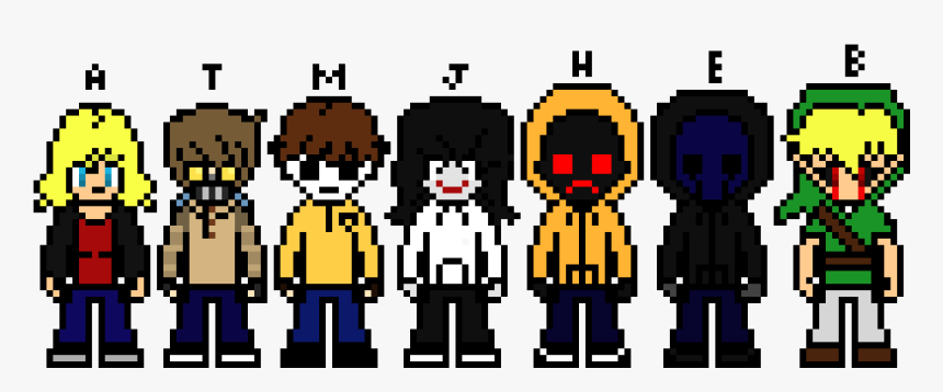 Creepypasta Pixel Art, HD Png Download, Free Download