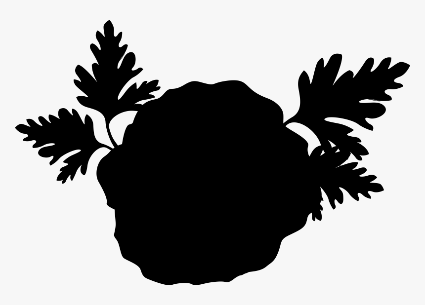 Flower Clip Art Silhouette Leaf Pattern - Illustration, HD Png Download, Free Download