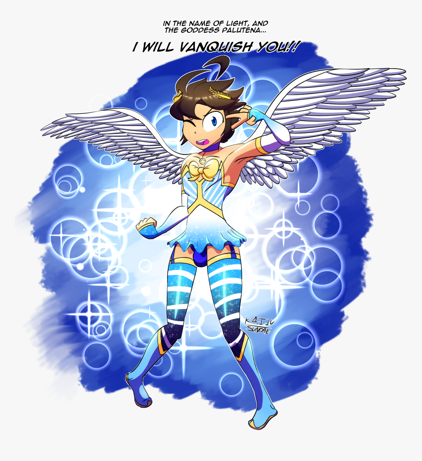 Pit The Magical Girl~ - Pit Kid Icarus Magical Girl, HD Png Download, Free Download