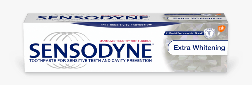 Sensodyne Extra Whitening Toothpaste - Sensodyne Extra Whitening Sensitivity Toothpaste, HD Png Download, Free Download