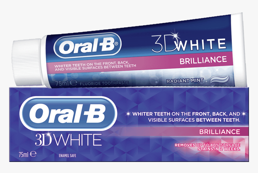 Oral-b 3d White Brilliance Toothpaste - Oral B, HD Png Download, Free Download