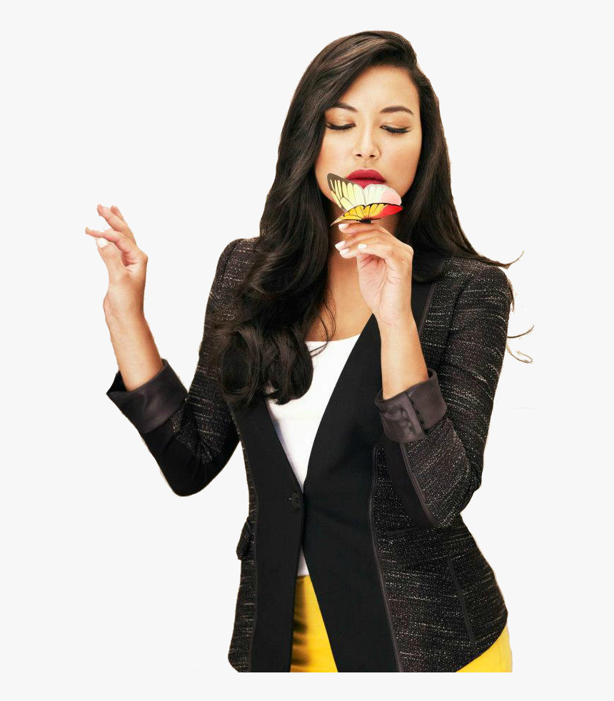 Naya Rivera, Glee, And Butterfly Image - Santana Lopez Season 4, HD Png Download, Free Download