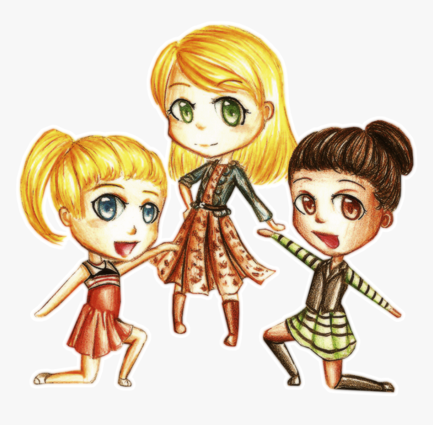 Unholy Trinity Sitting In My Glee Fan Art Folder - Unholy Trinity Glee Fanart, HD Png Download, Free Download