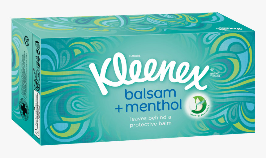 Kleenex Balsam Menthol Box, HD Png Download, Free Download